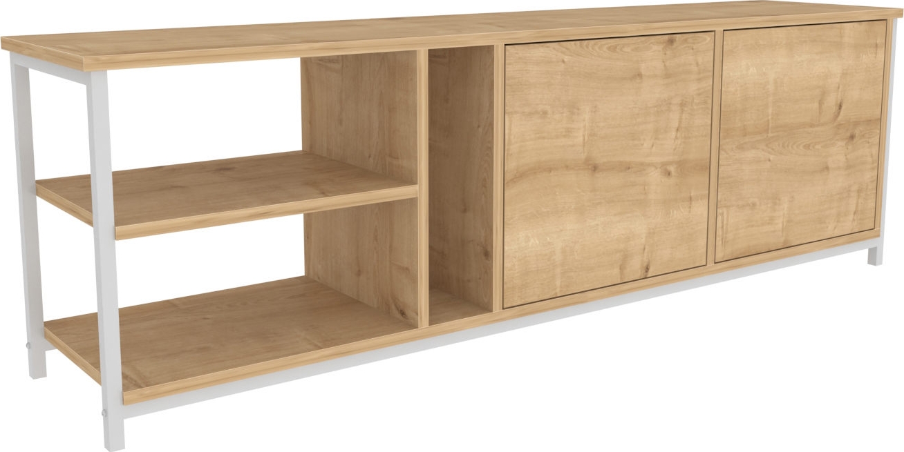 Primrose mediabank - Wit/eiken