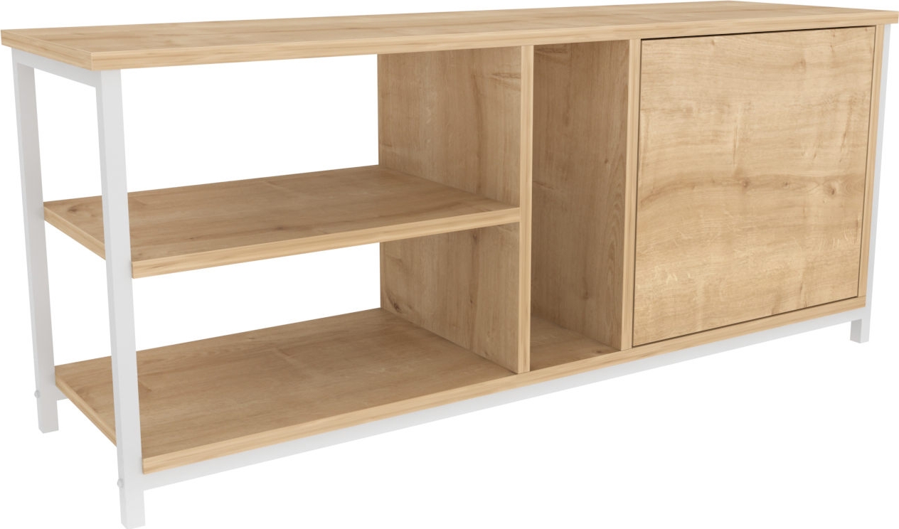 Neola mediabank - Wit/eiken