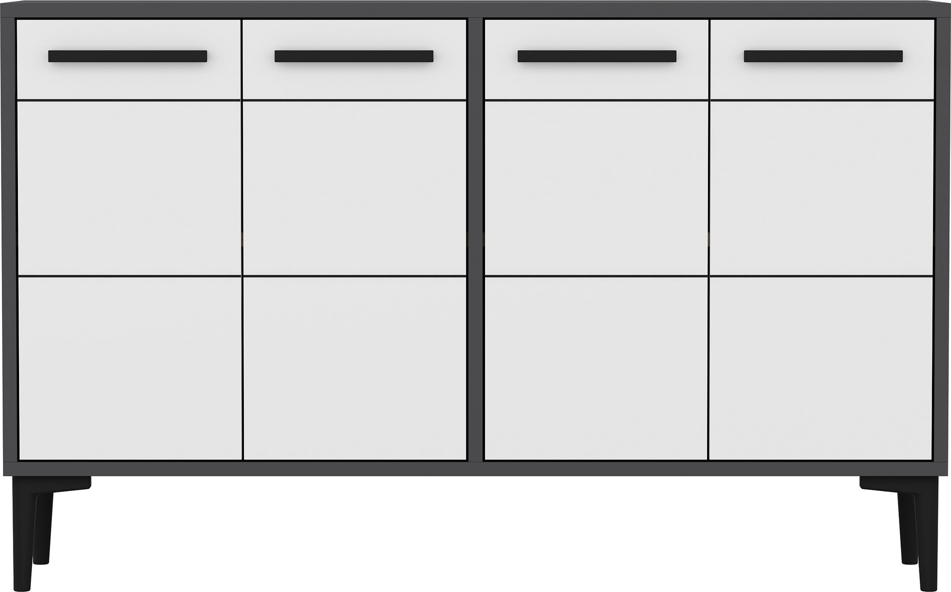 Stria skänk - Antracit/vit Stria skänk - Antracit/vit