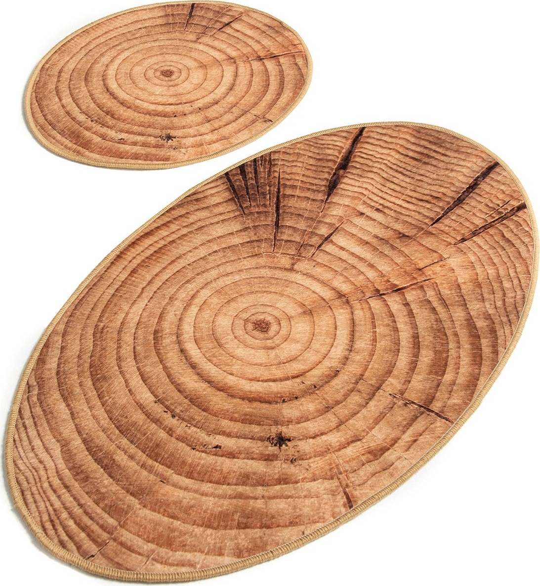 Houten badkamerkleed