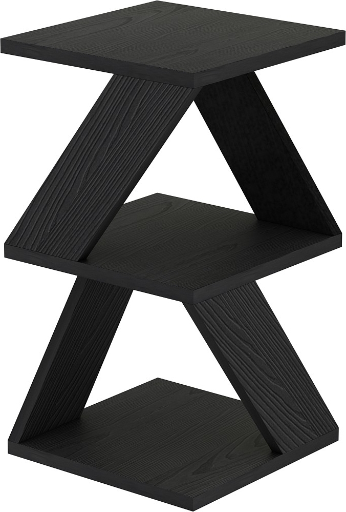 Albeni bijzettafel - Zwart hout