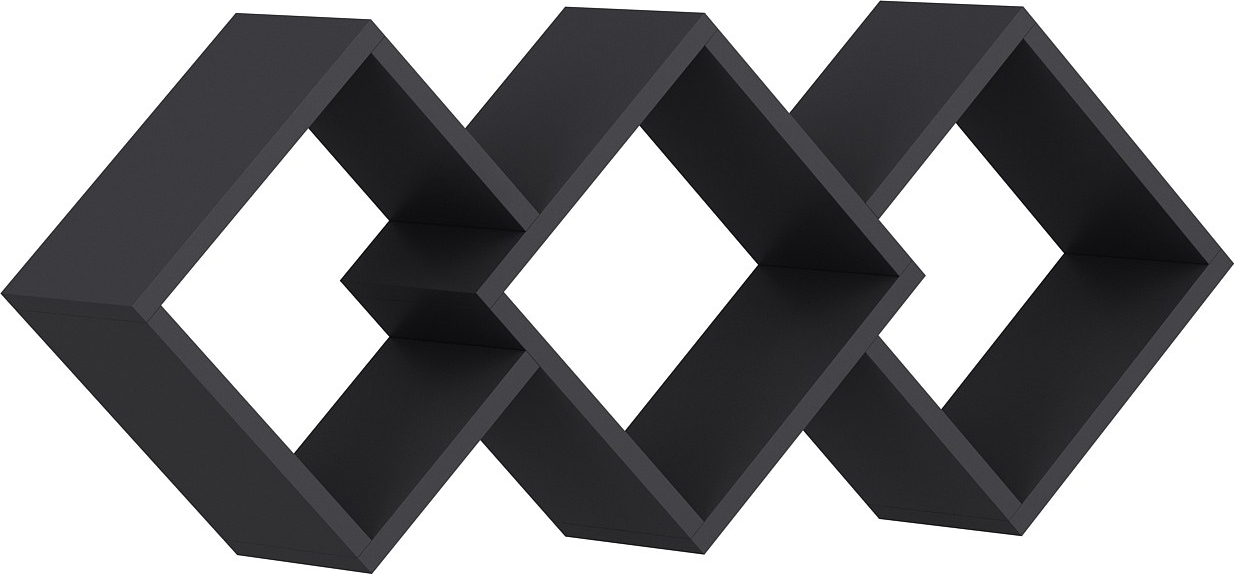 Galaxy wandplank Antraciet