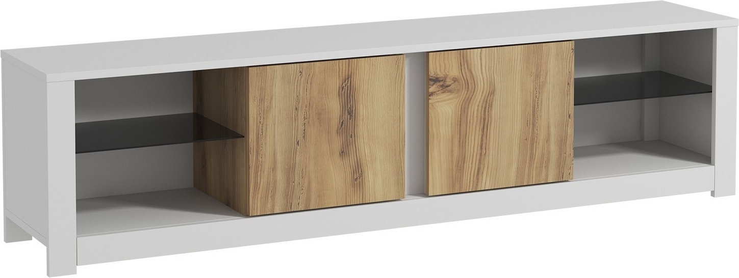 Aydos TV-meubel - Wit/eiken