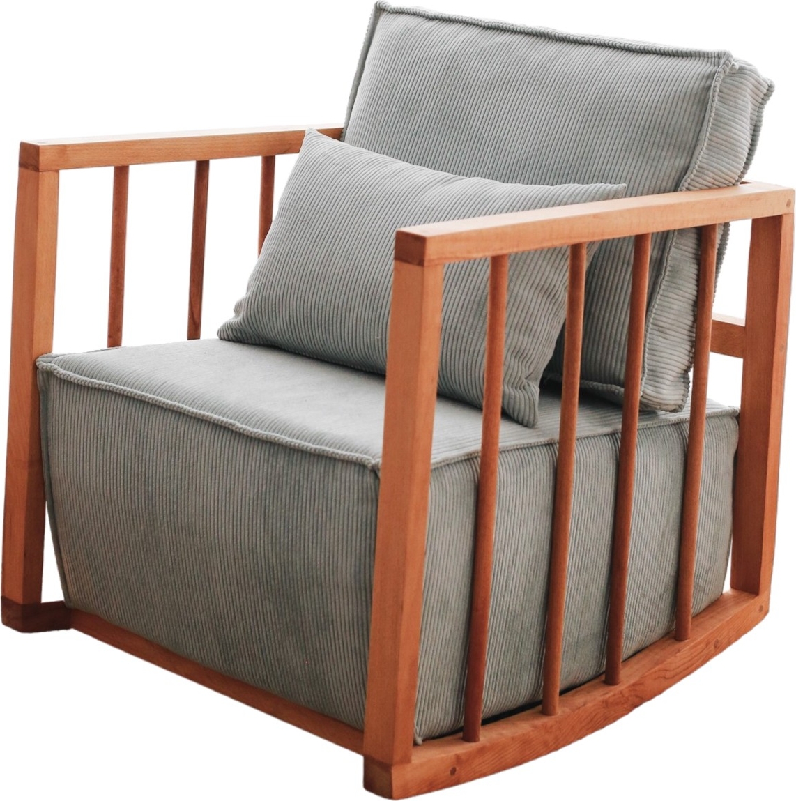 Sallanan fauteuil - Blauw