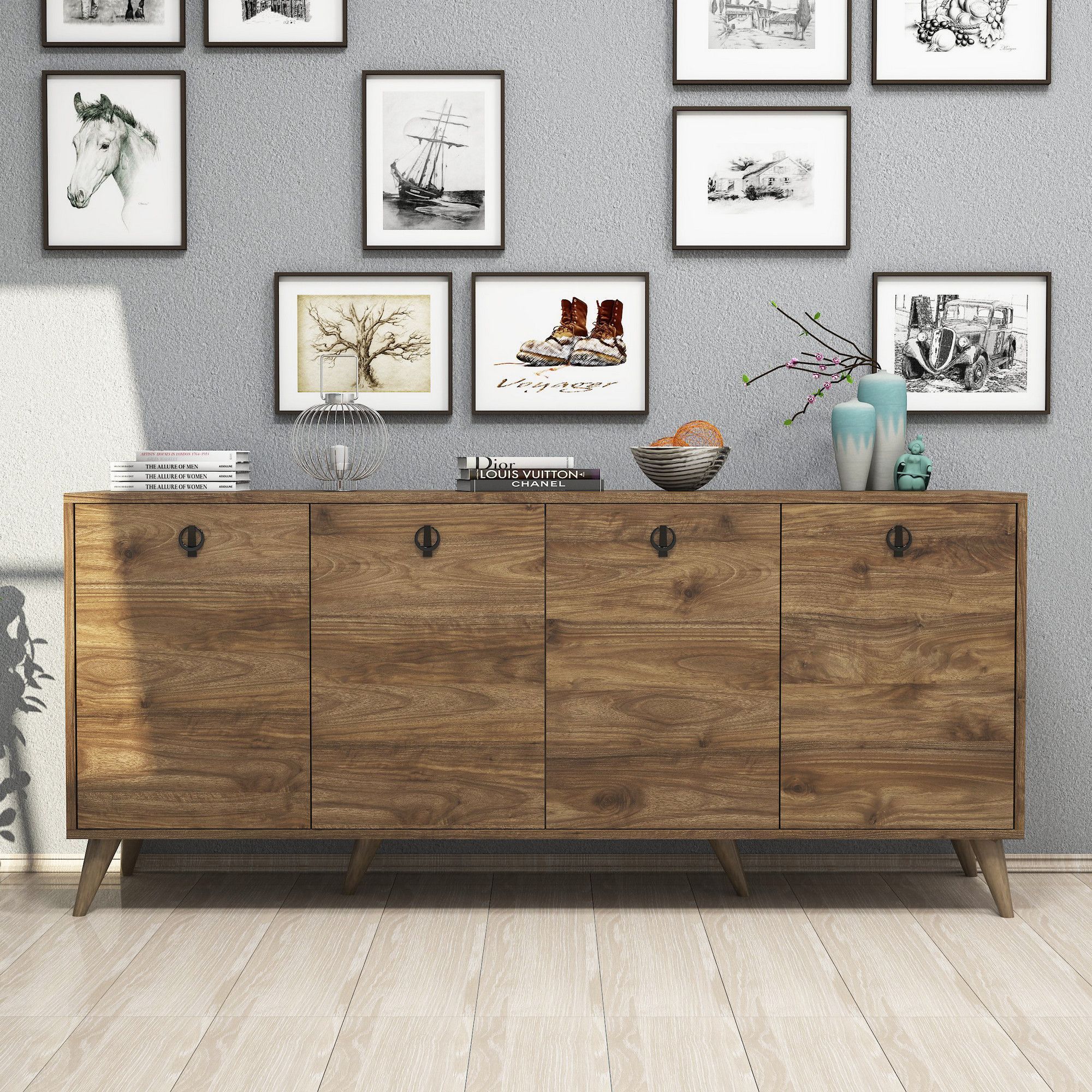 Elite dressoir - Walnoot