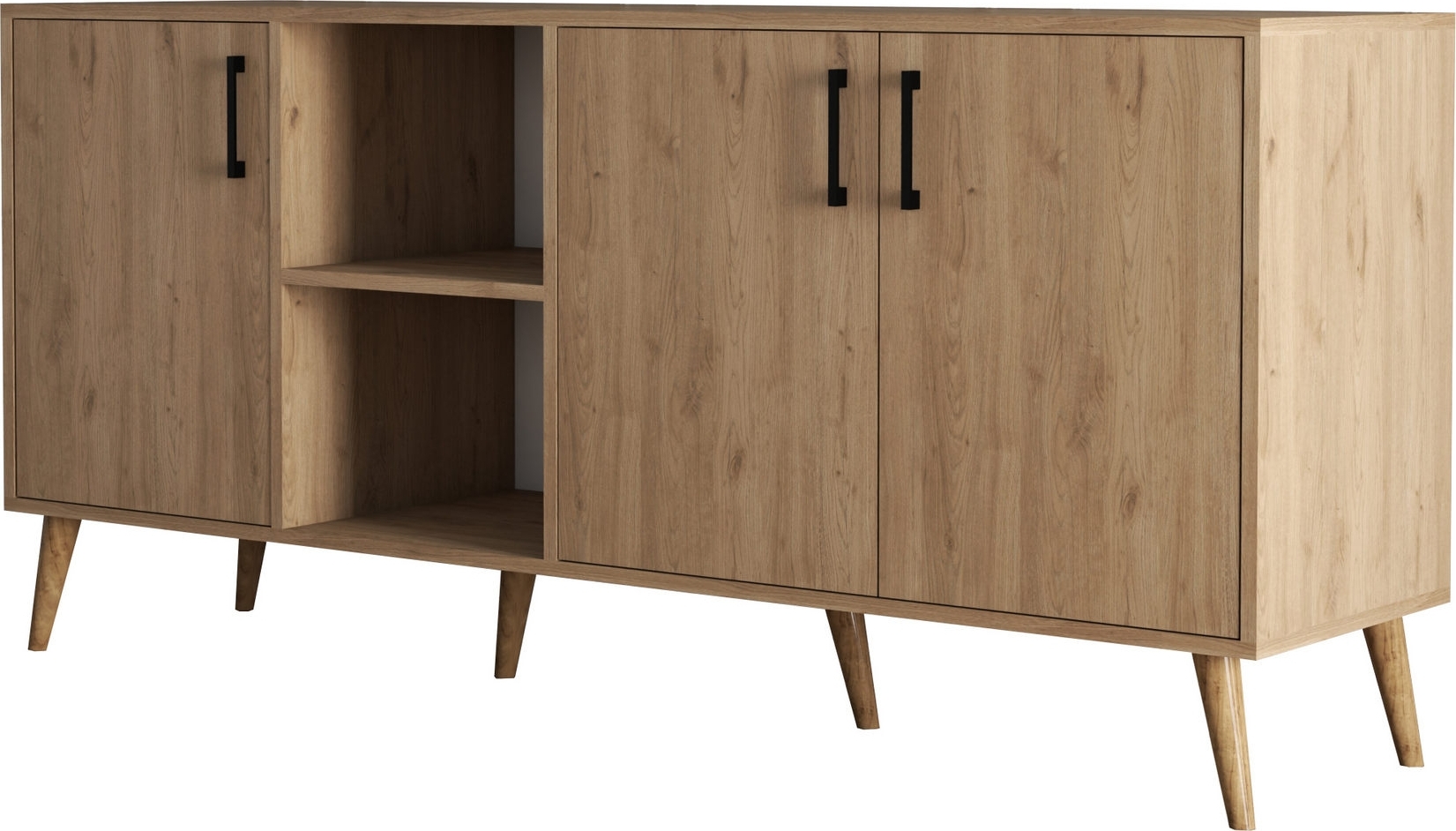 Eikenhouten dressoir 180 cm
