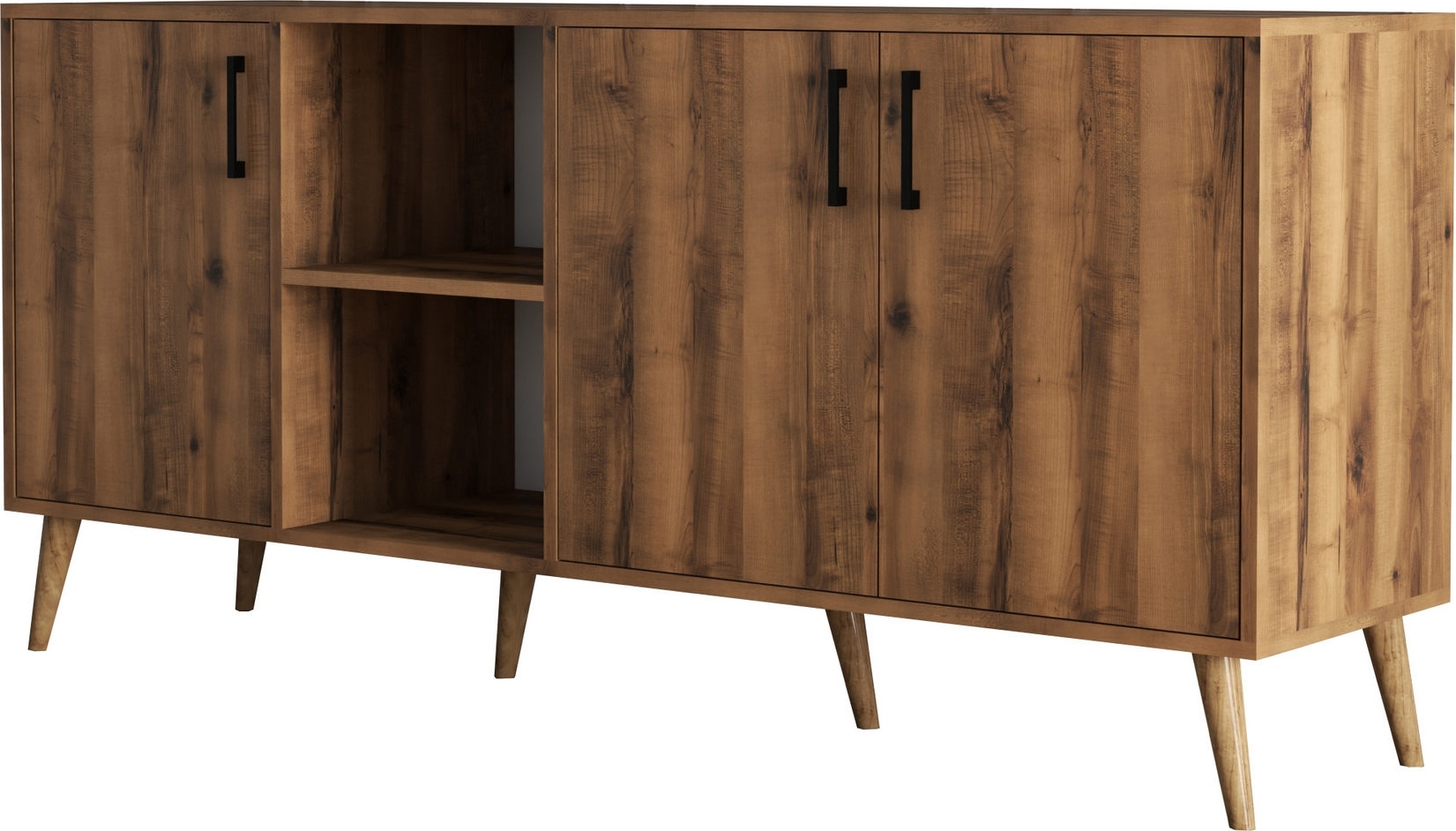 Exxen dressoir - Walnoot