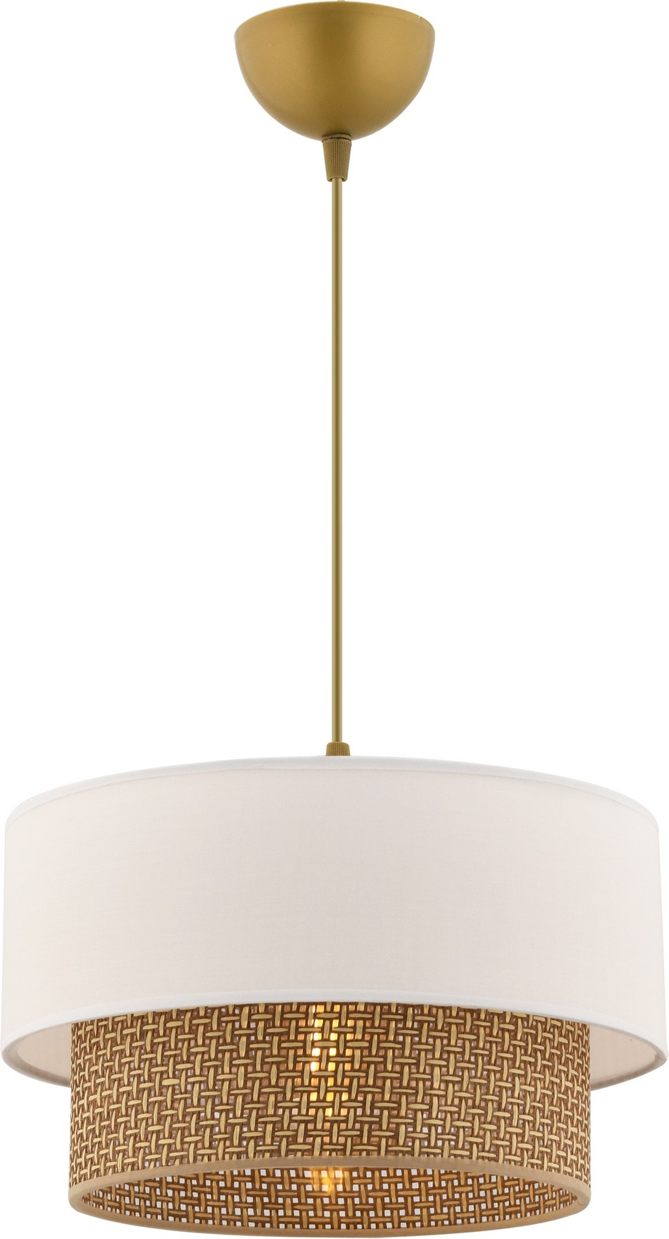 Echo taklampa - Beige/vit