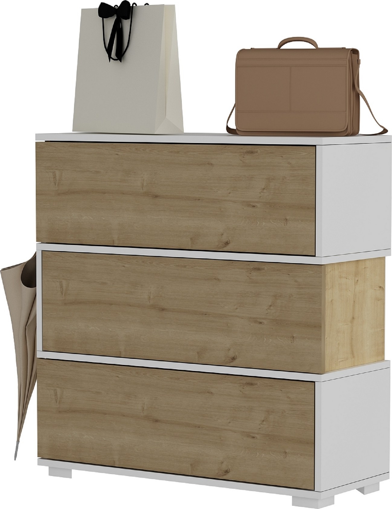 Aris skosk�p - Safir ek/vit