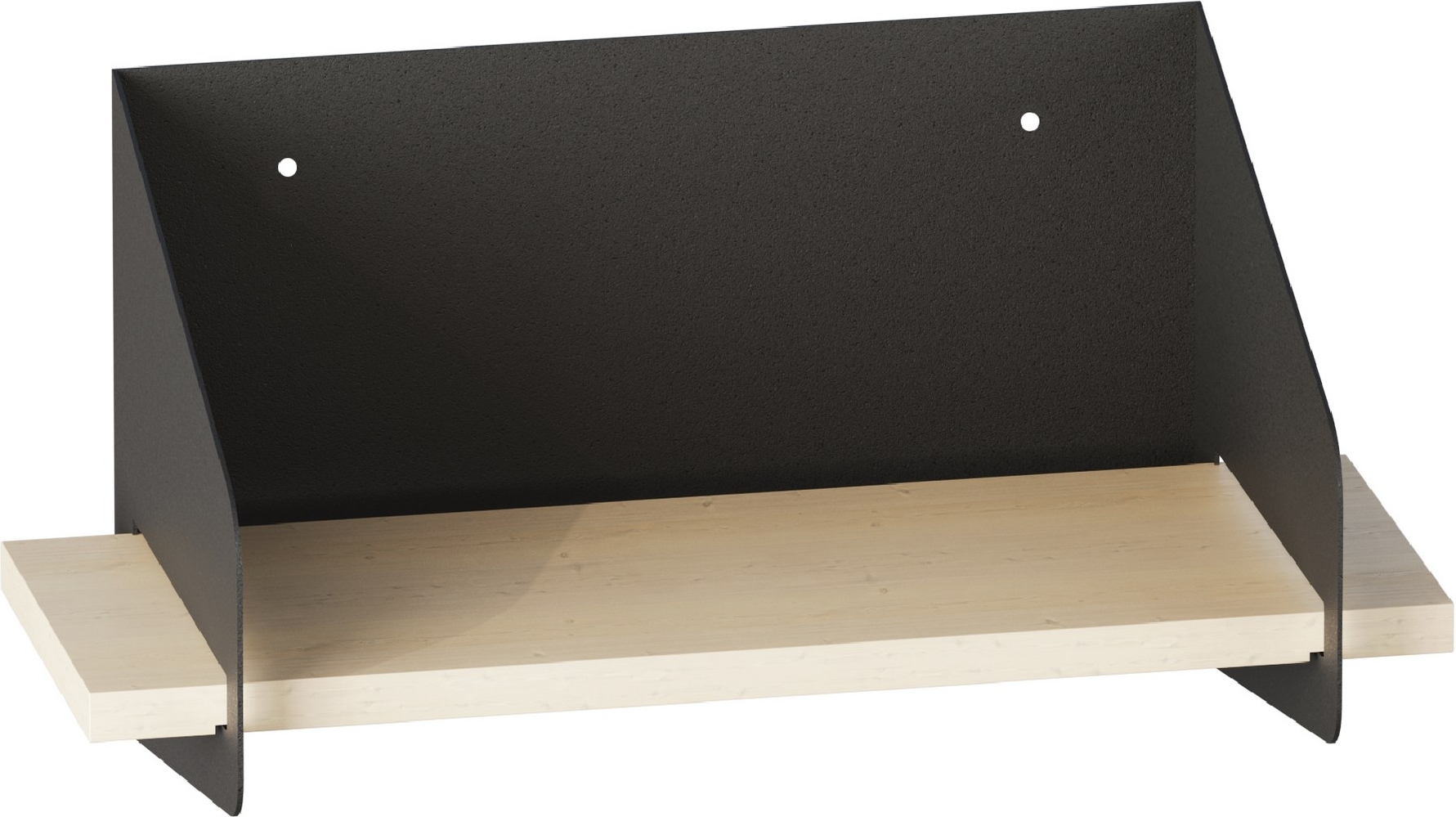 Brazo wandplank 40 x 19 x 20 cm - Zwart Brazo wandplank 40 x 19 x 20 cm - Zwart