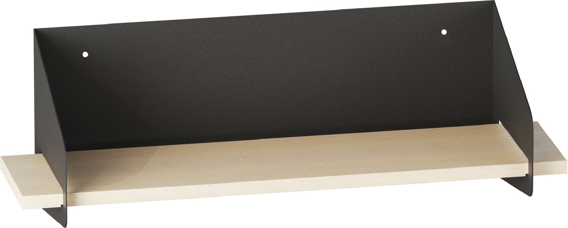 Brazo wandplank 60 x 19 x 20 cm - Zwart