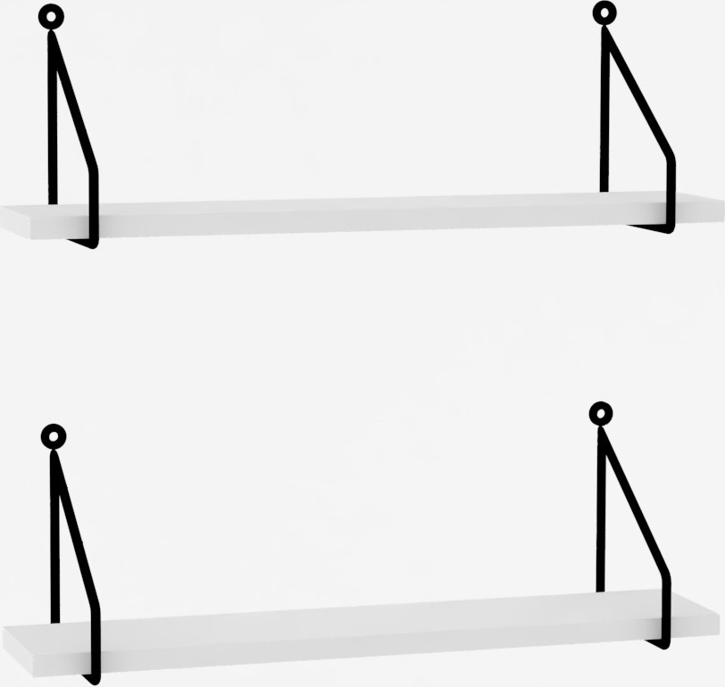 Reco wandplank - Wit