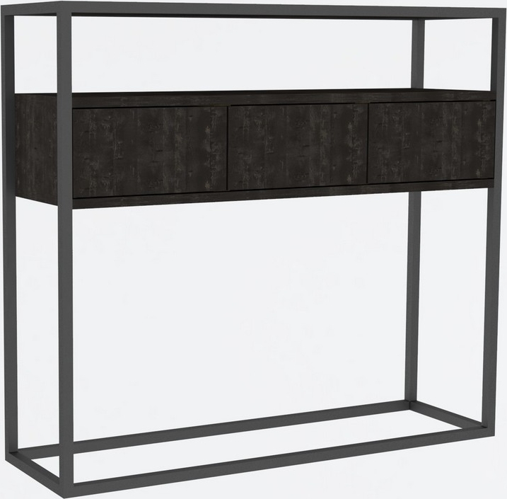 Guarda consoletafel 90 x 34 cm - Antraciet