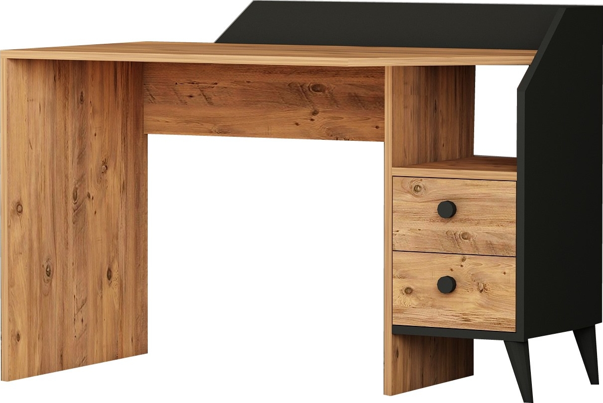 Seren bureau 120 x 55 cm - Grenen/zwart