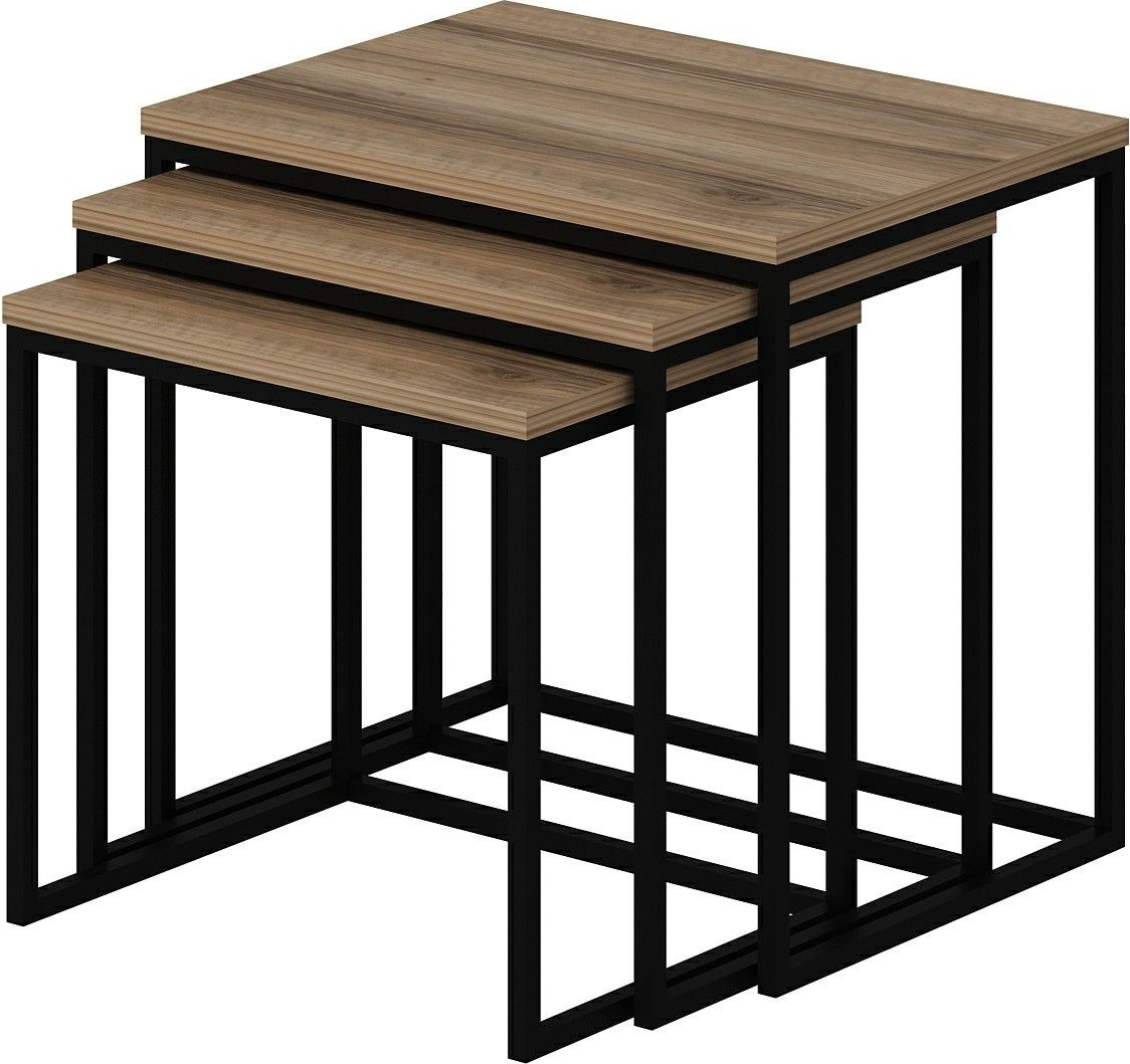 Evia satsbord 45/50/55 x 36/38/40 cm - Valn�t