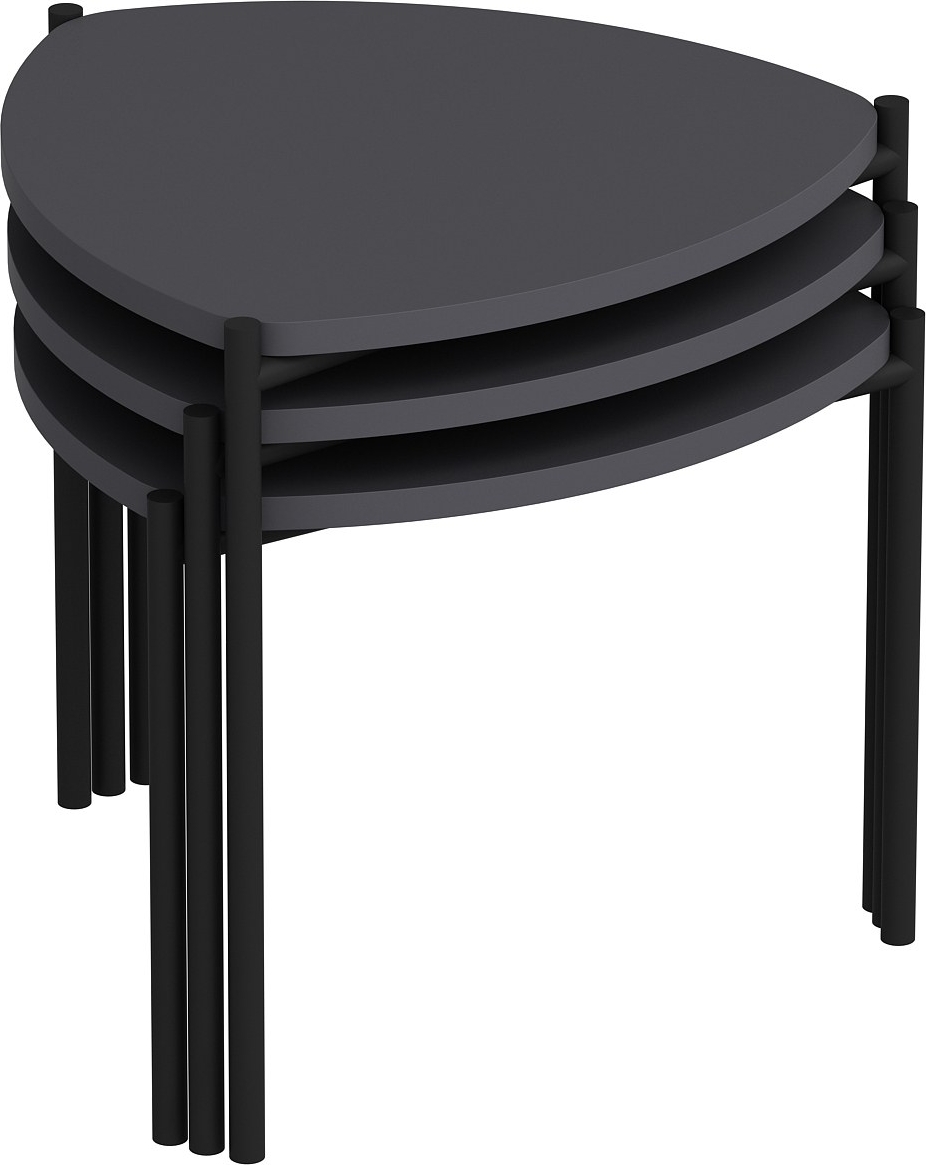 Lenny satsbord 45 x 45 cm - Antracit