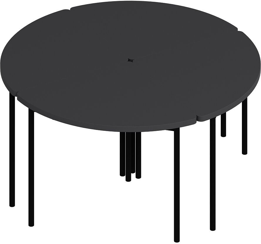 Emma salontafel �90 cm - Antraciet