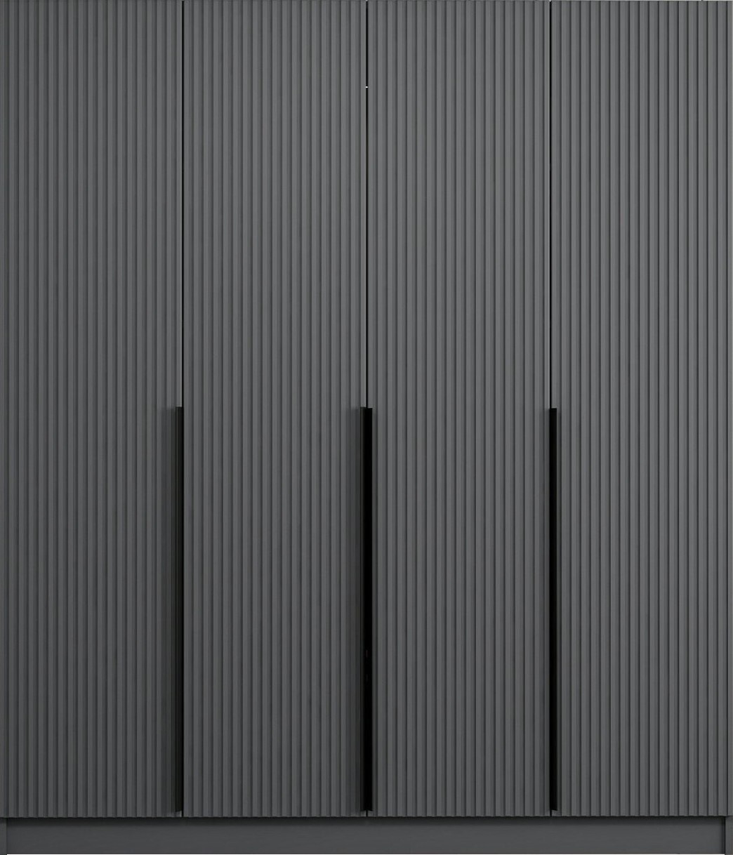 Cikani garderob 180x52x210 cm - Antracit