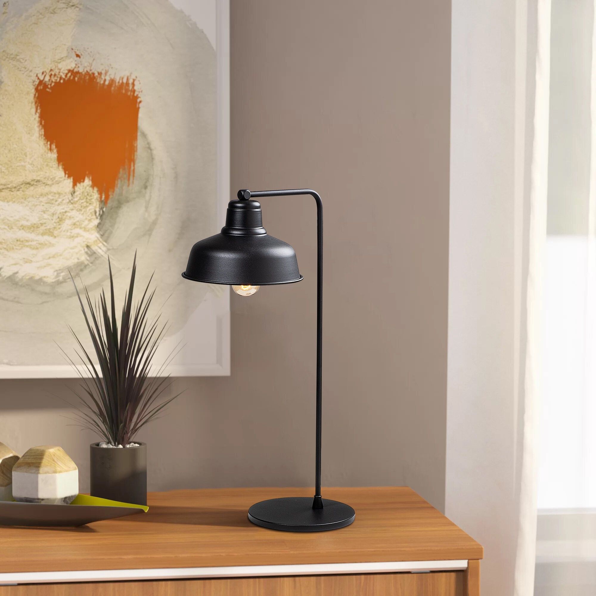 Bergen tafellamp - Zwart