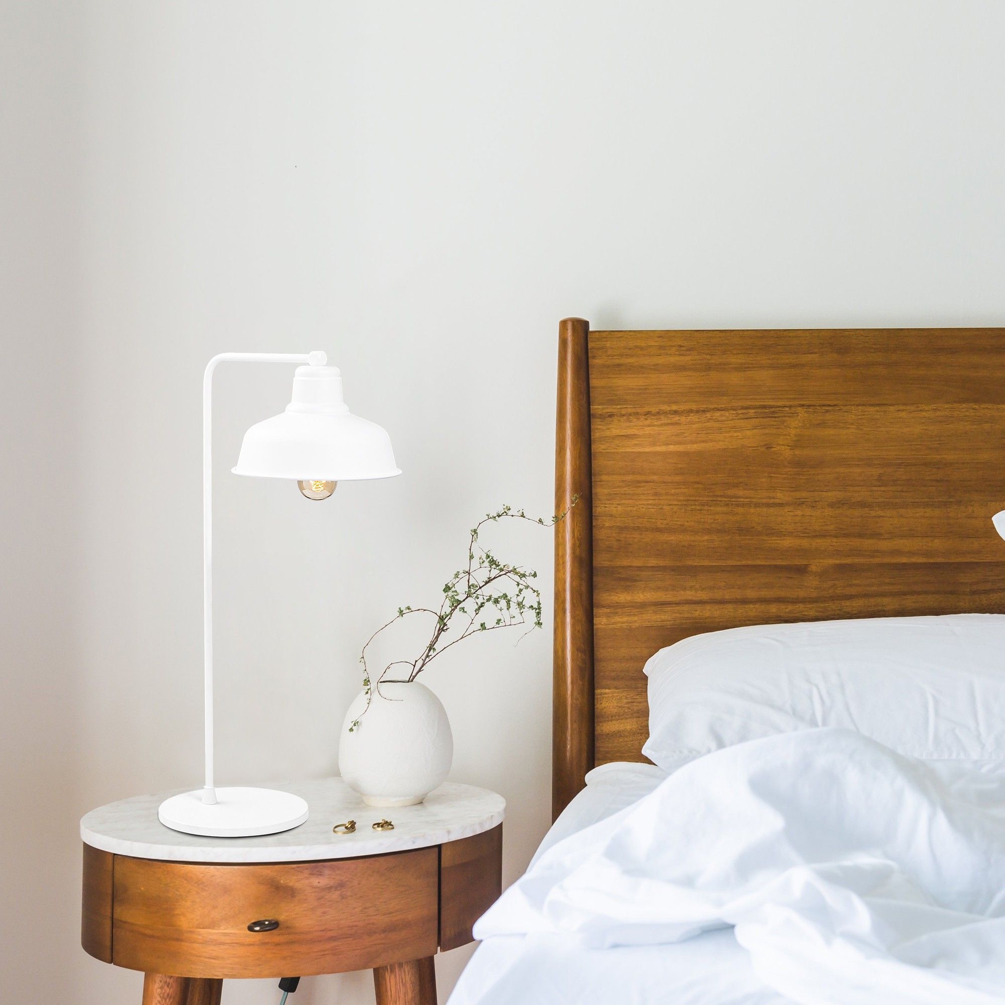 Bergen tafellamp - Wit Bergen tafellamp - Wit