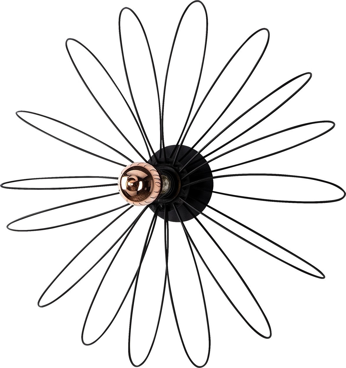 Heddy wandlamp - Zwart