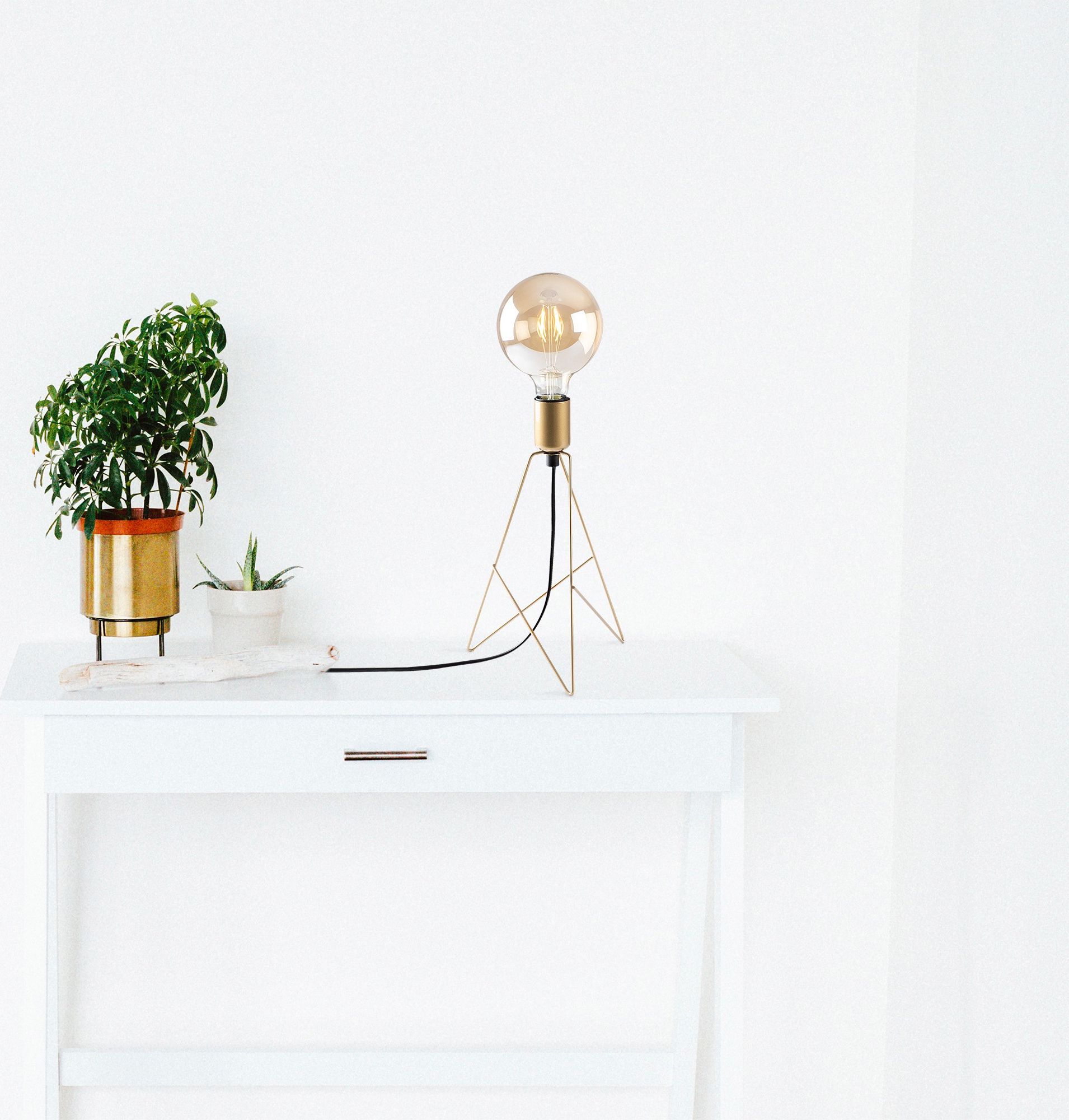 Pyramide tafellamp - Goud Pyramide tafellamp - Goud