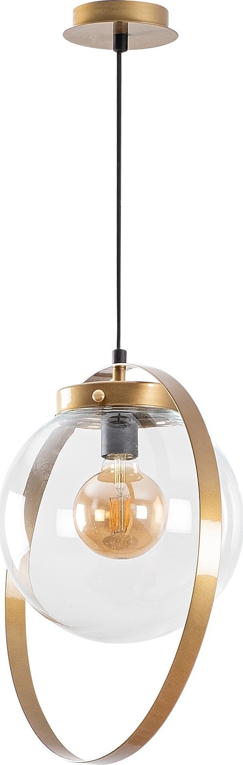 Bruine plafondlamp - Goud