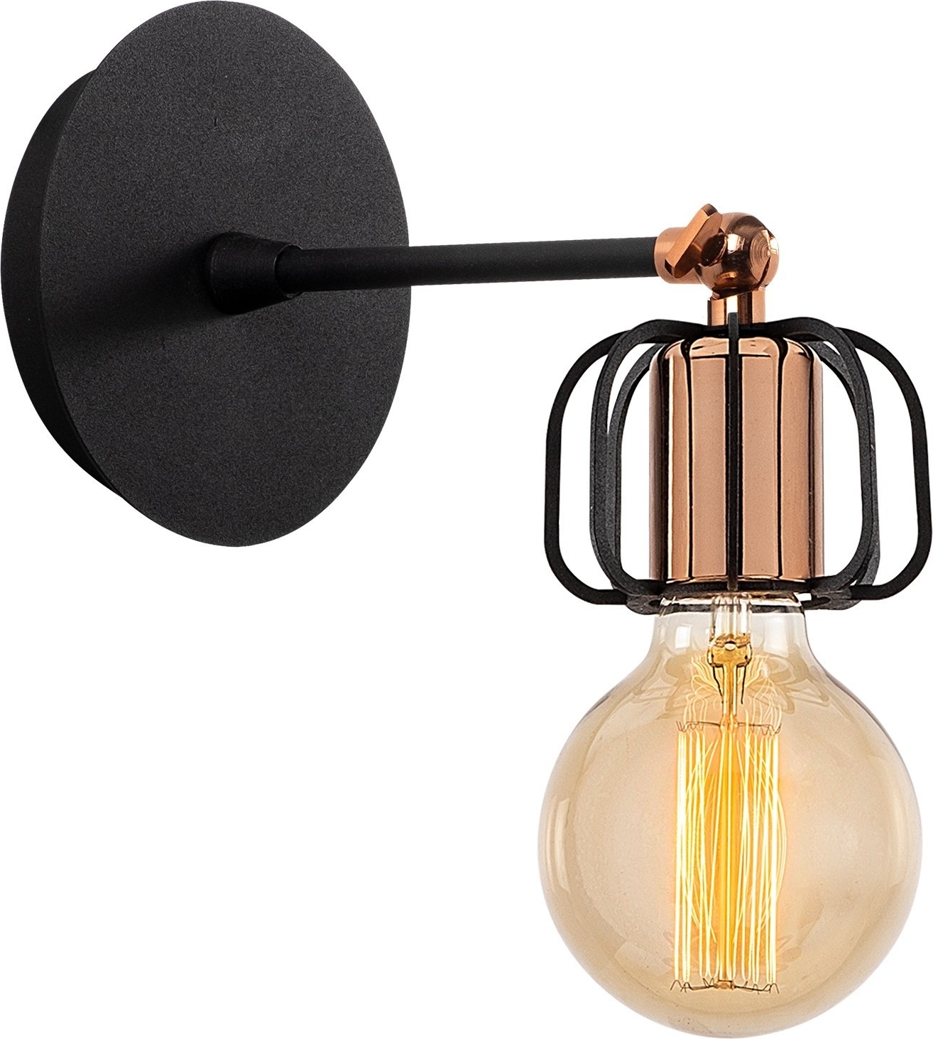 Demre wandlamp N-1206 - Zwart