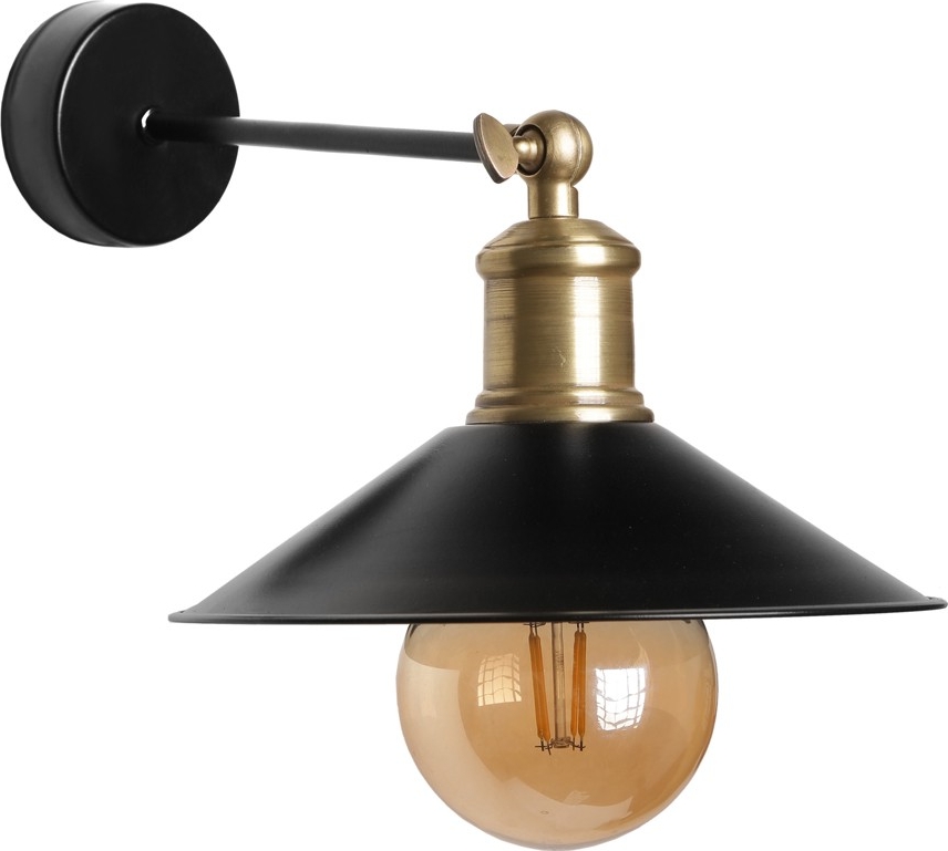 Emma wandlamp - Zwart