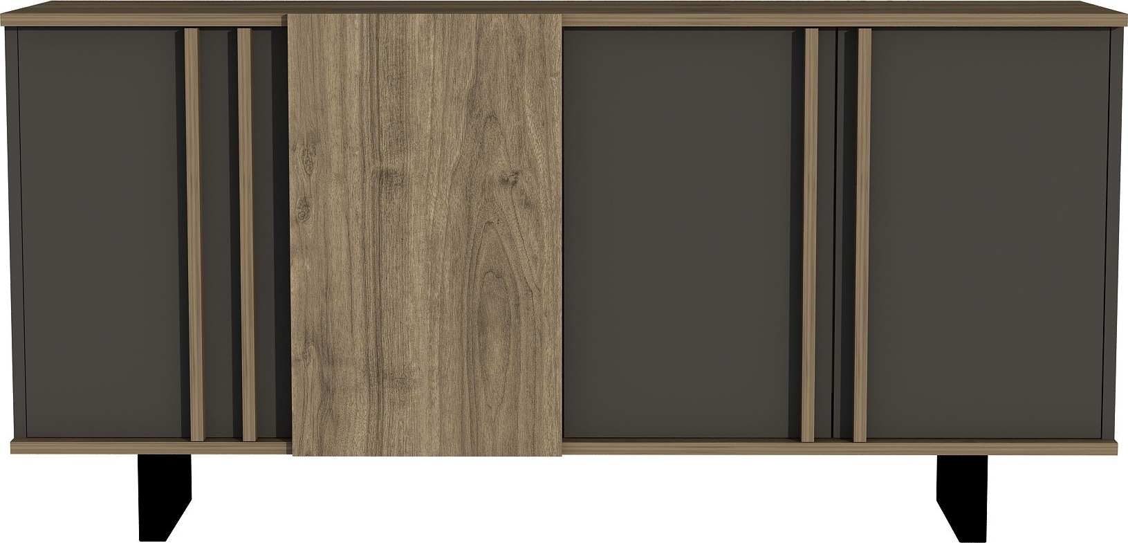 Deco skänk - Valnöt/antracit Deco skänk - Valnöt/antracit