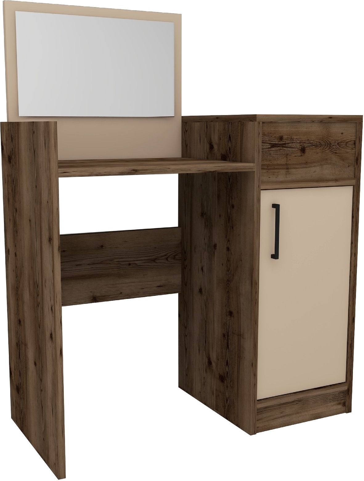 Sedef kaptafel 85,4 x 40 cm - Licht walnoot/beige Sedef kaptafel 85,4 x 40 cm - Licht walnoot/beige