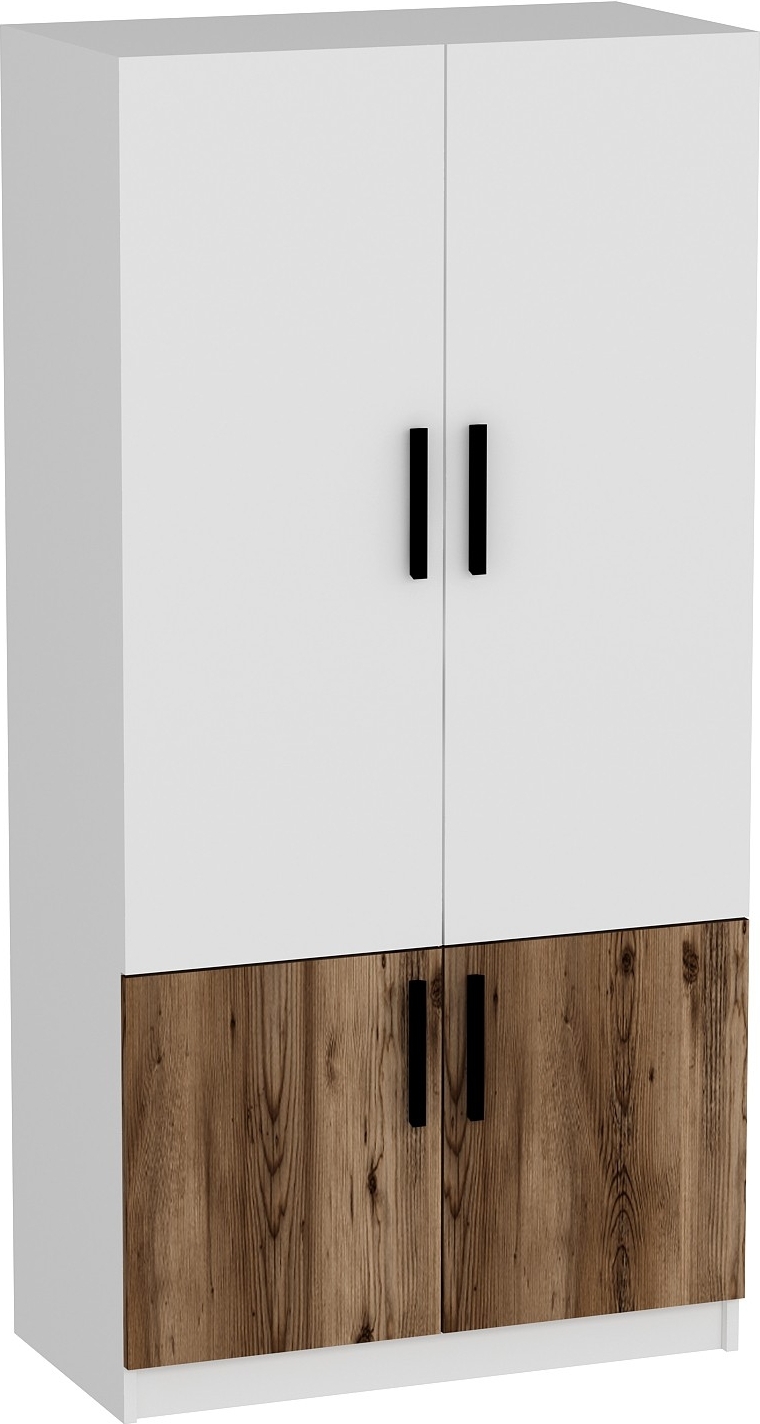 Newra garderob - Valn�t/vit