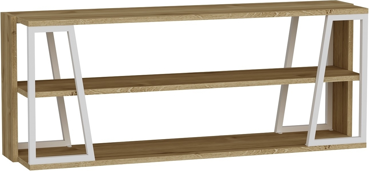 Lissa TV-meubel 123,6 cm - Saffier eiken/wit Lissa TV-meubel 123,6 cm - Saffier eiken/wit