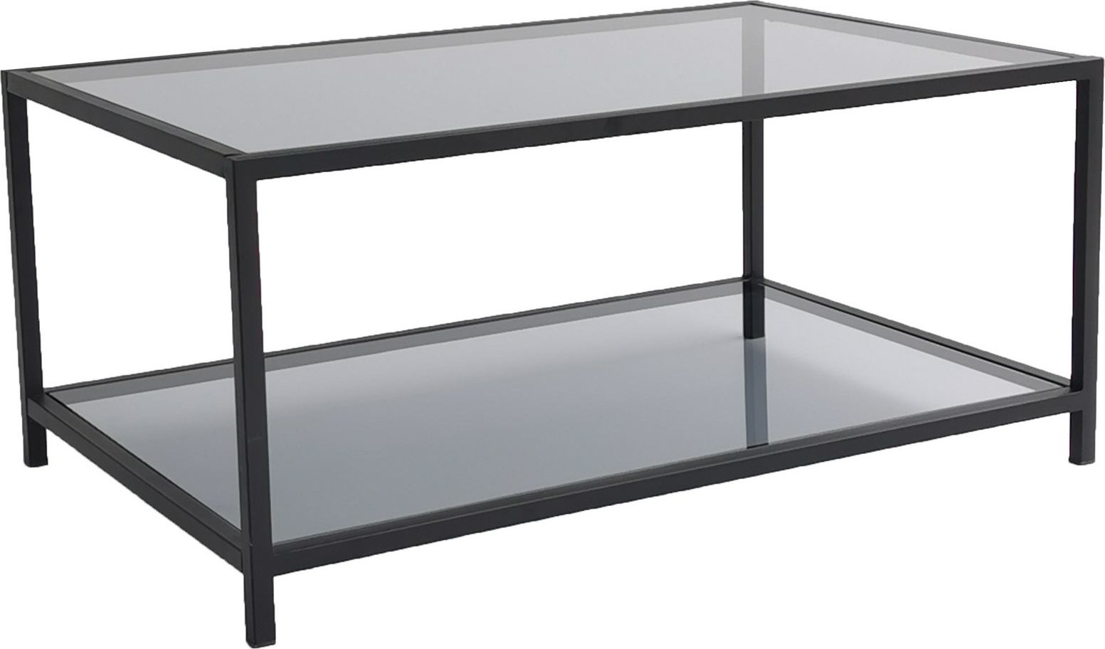 Astro soffbord 90 x 60 cm - Svart/r�k