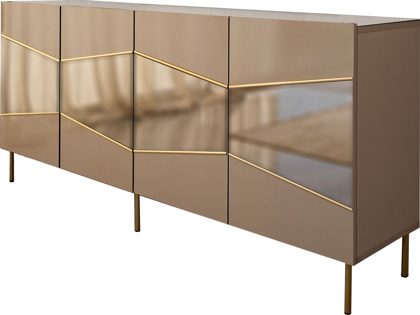 Mooi dressoir - Brons/goud