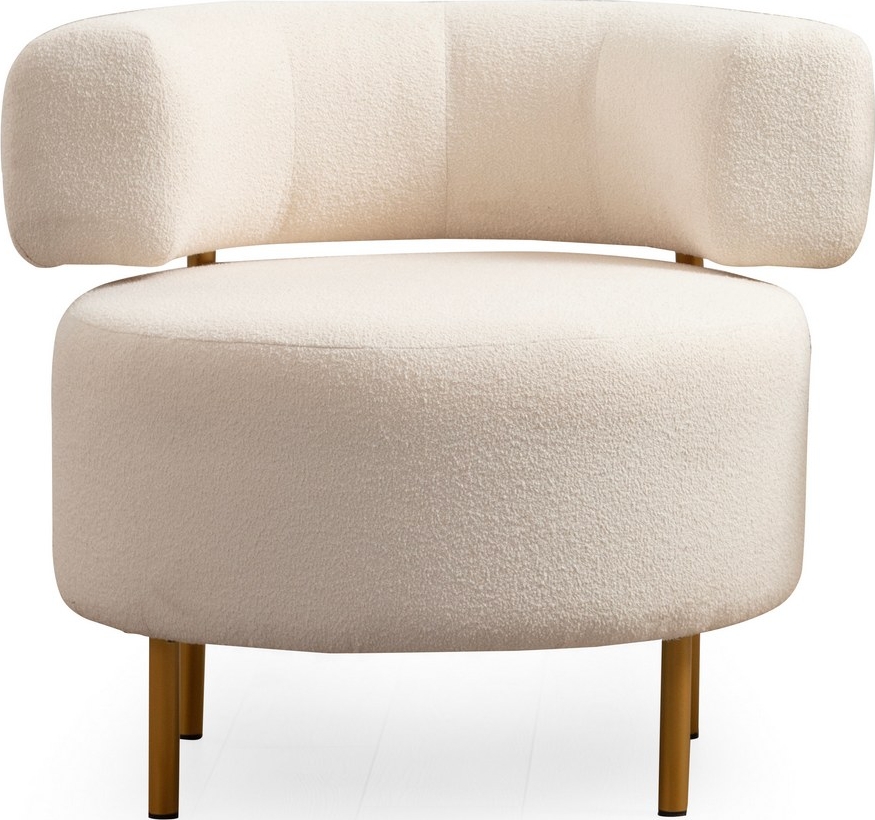 Ronde fauteuil - Wit