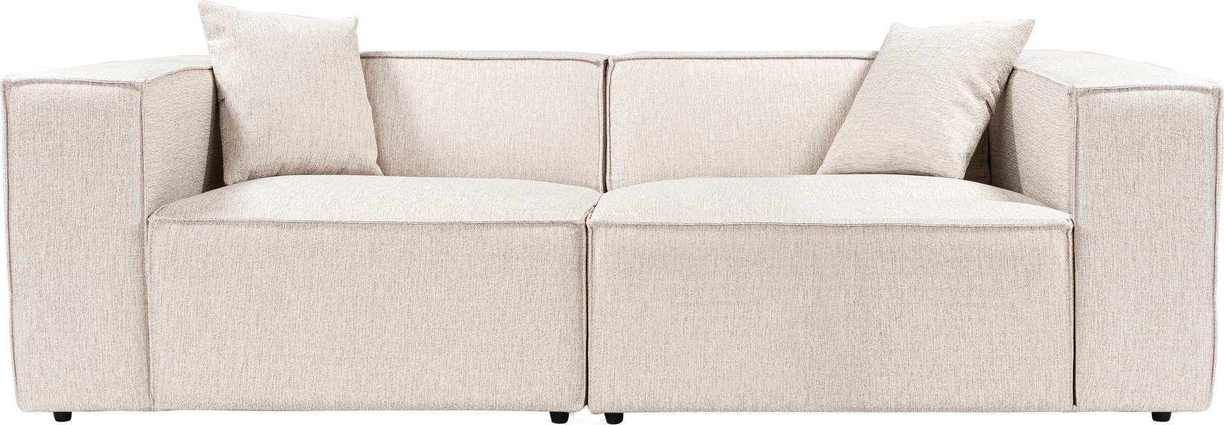 Lora 2-sits soffa - Ljusbrun