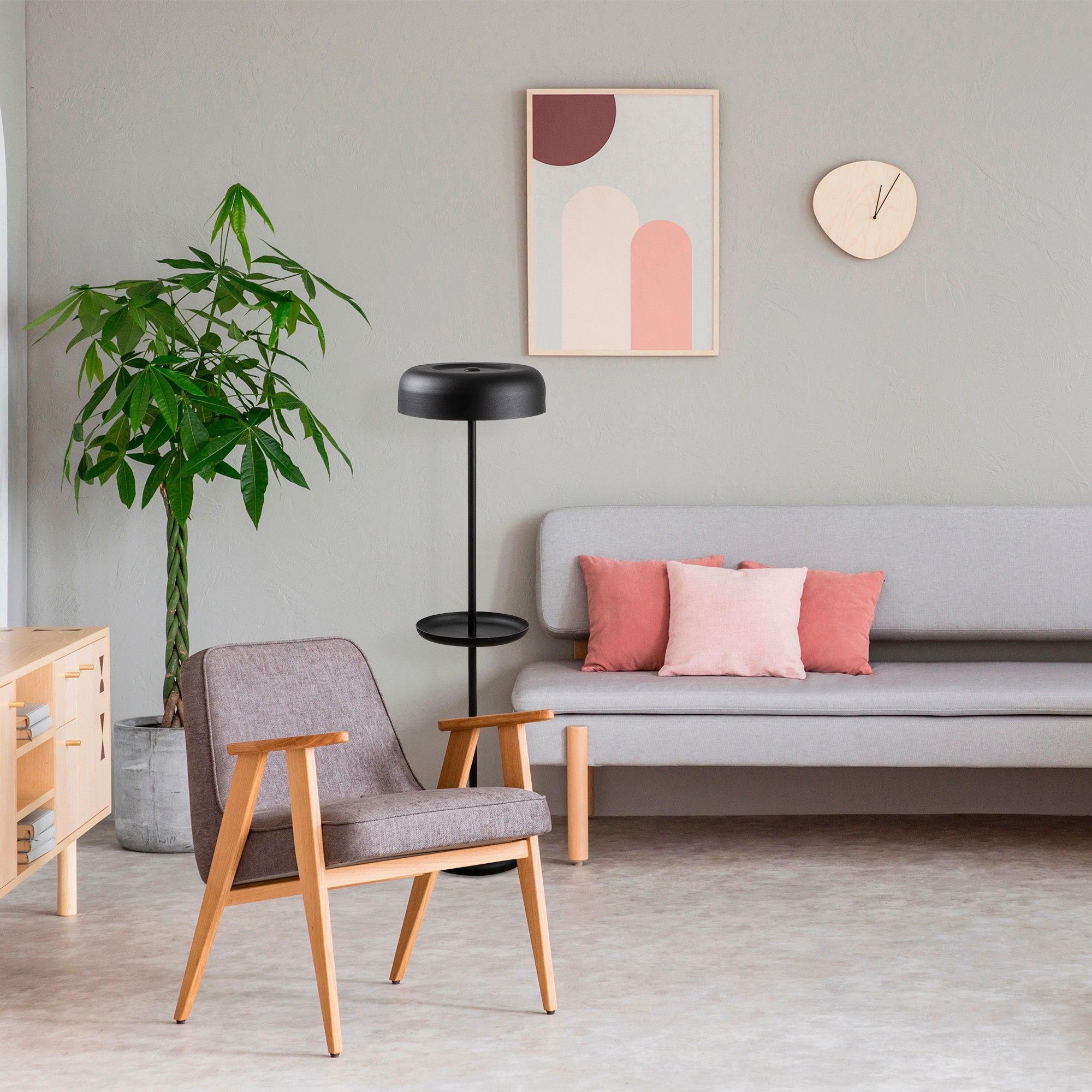 Like golvlampa 5 - Svart/guld