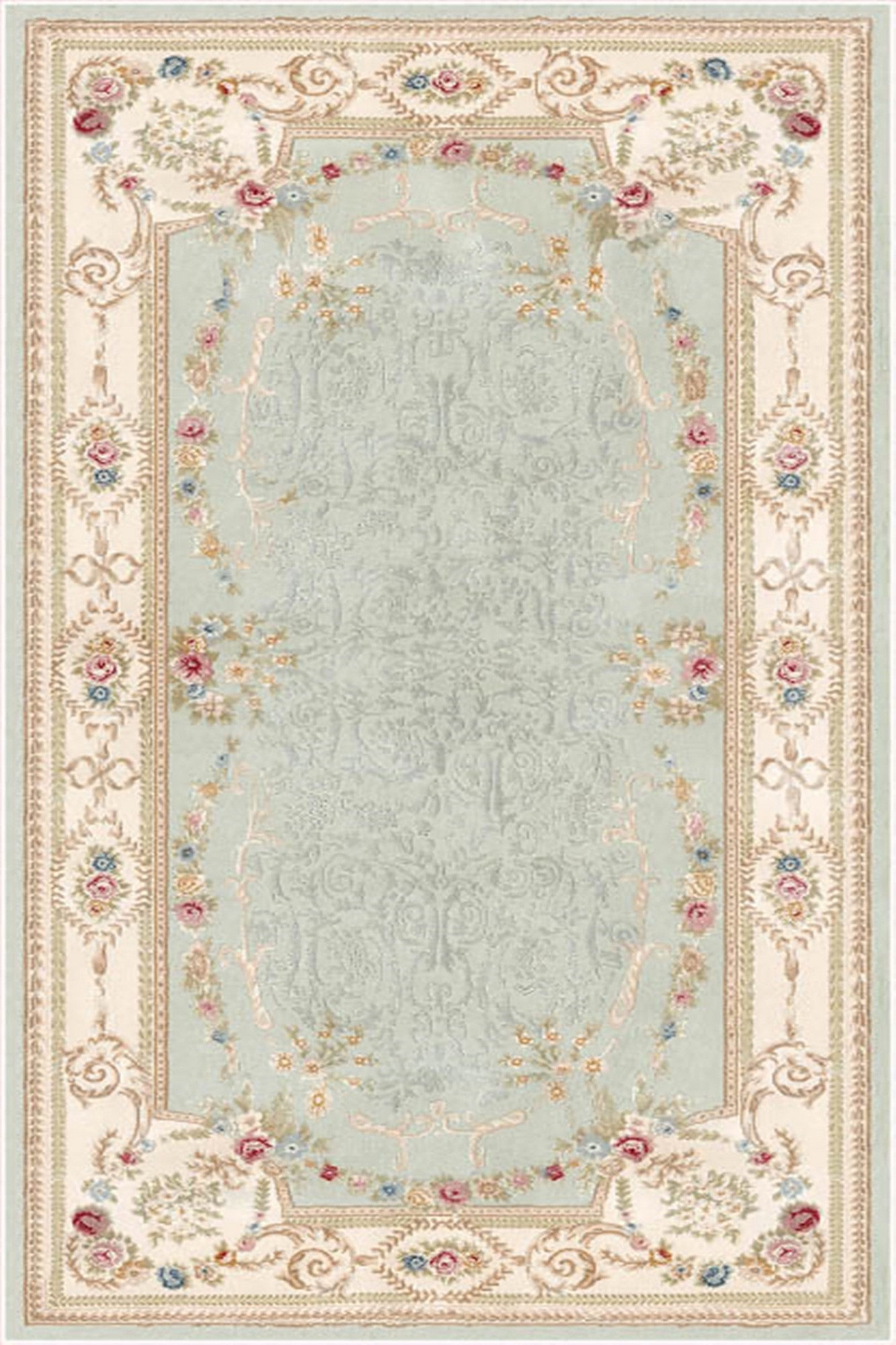 Veluro 1800 vloerkleed - Groen