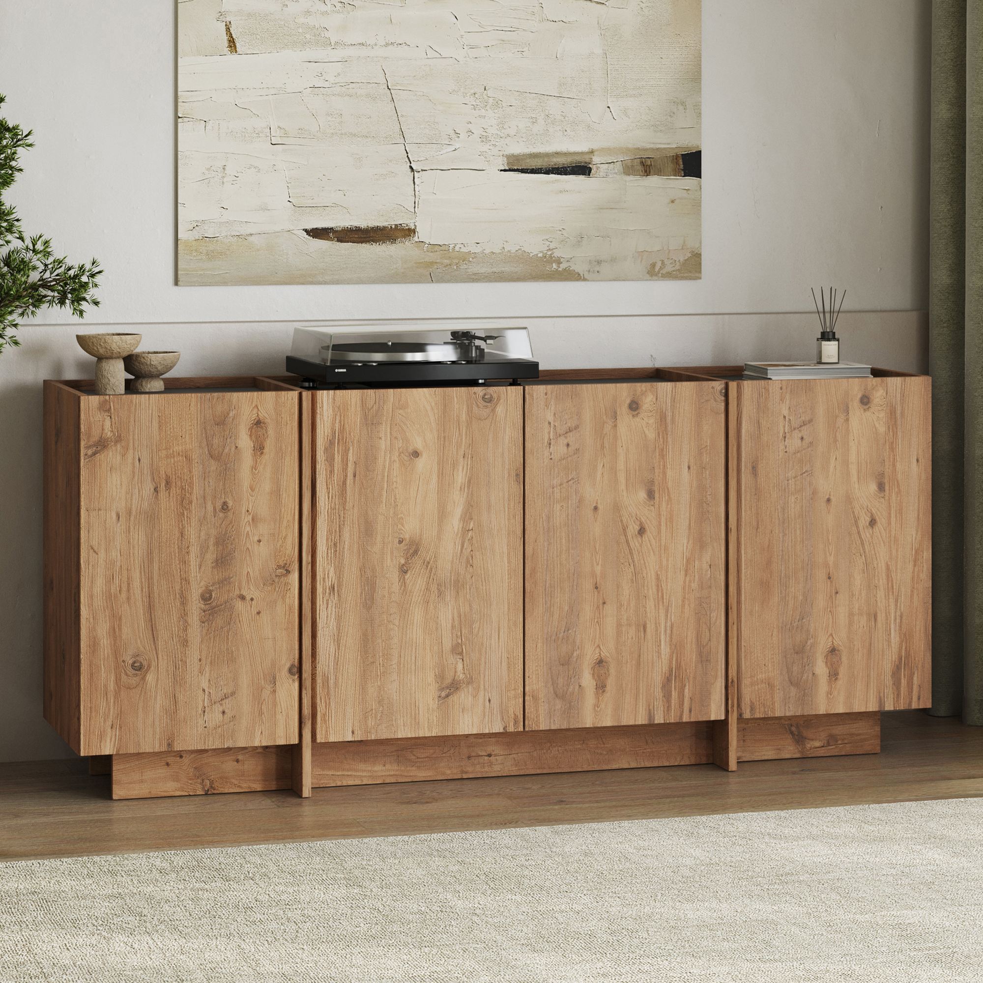 Sideboard Dromma 180 cm - Atlantic Pine/Antracit
