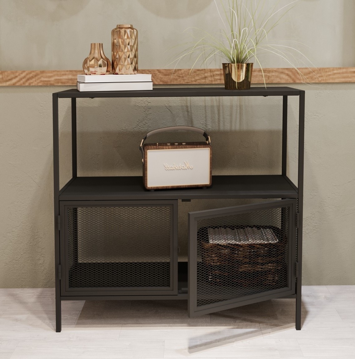 Tatu reliëftafel 80 x 30 cm - Zwart Tatu reliëftafel 80 x 30 cm - Zwart