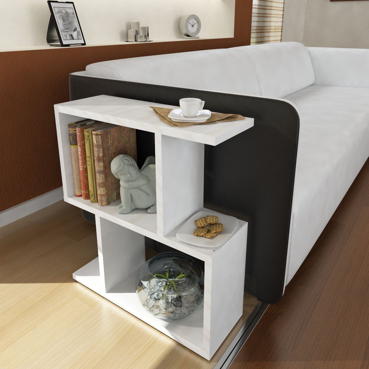 Karinus sidobord 50 x 17,5 cm - Vit Karinus sidobord 50 x 17,5 cm - Vit