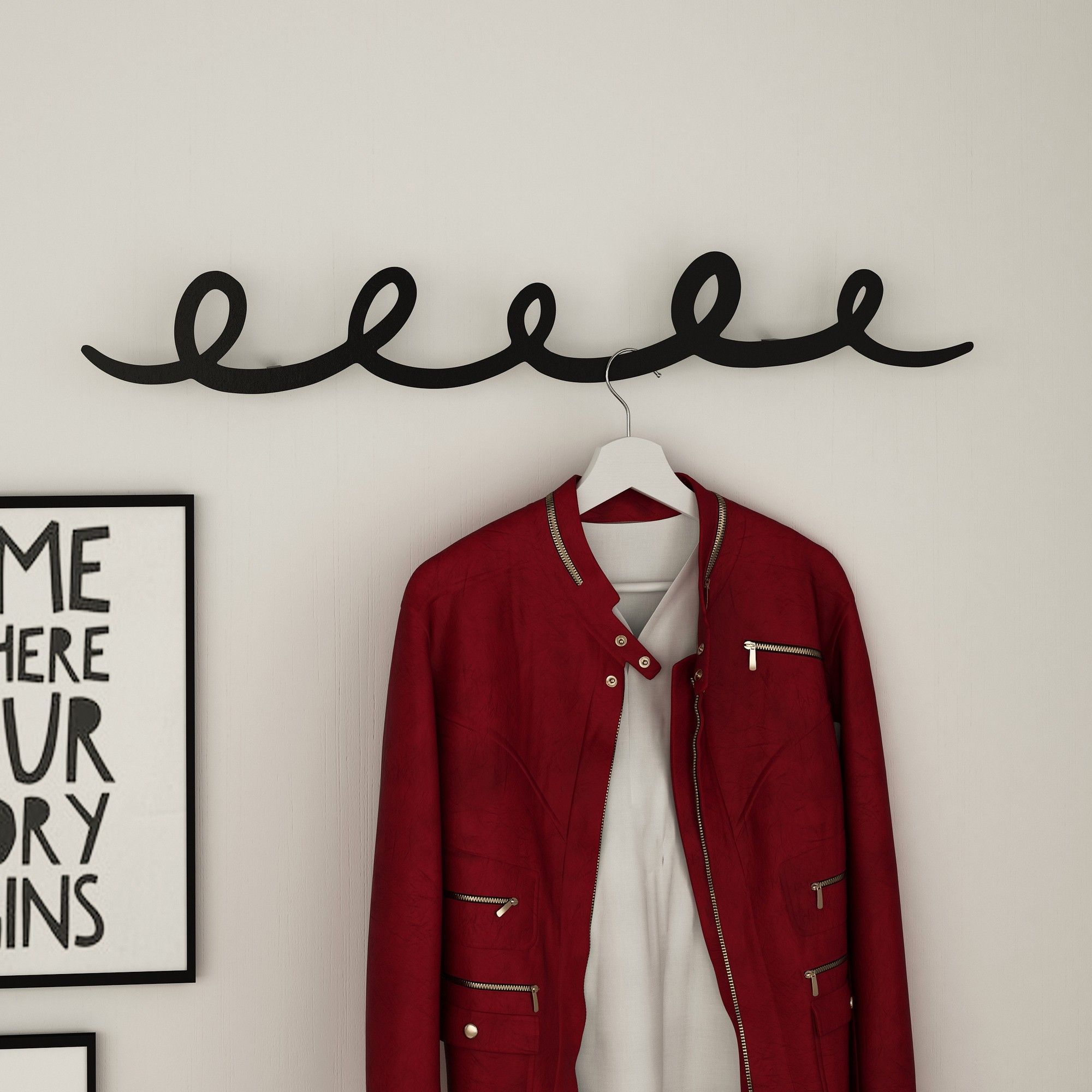 Sing kleerhanger - Zwart