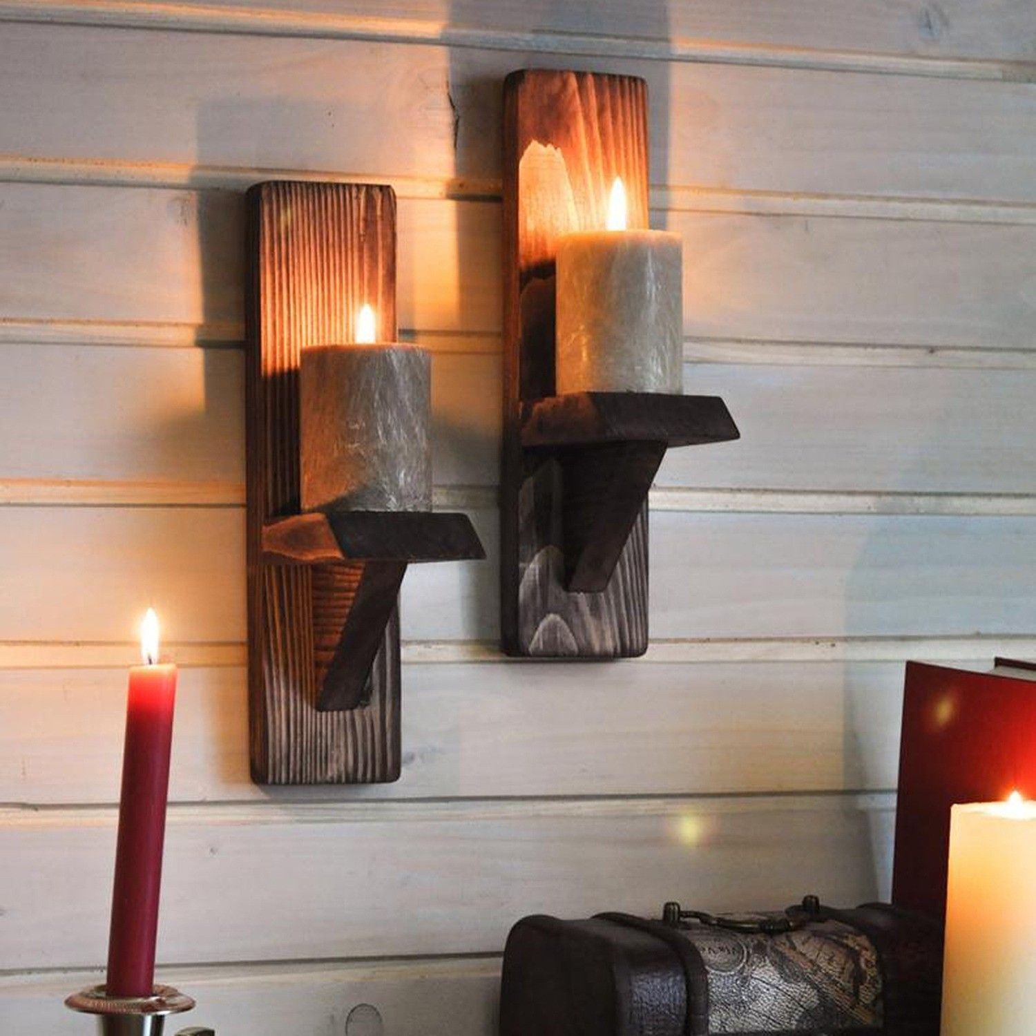 Rafa wandplank 248 - Walnoot