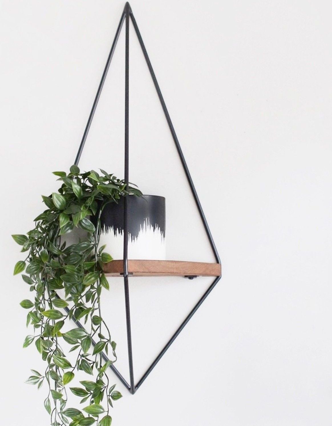 Walter wandplank 39 - Walnoot/zwart