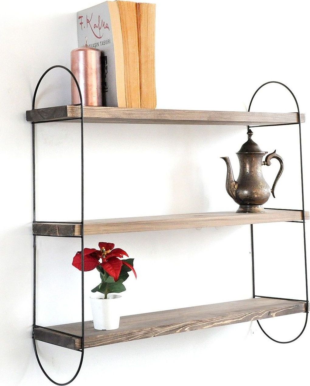 Walter wandplank 41 - Walnoot/zwart