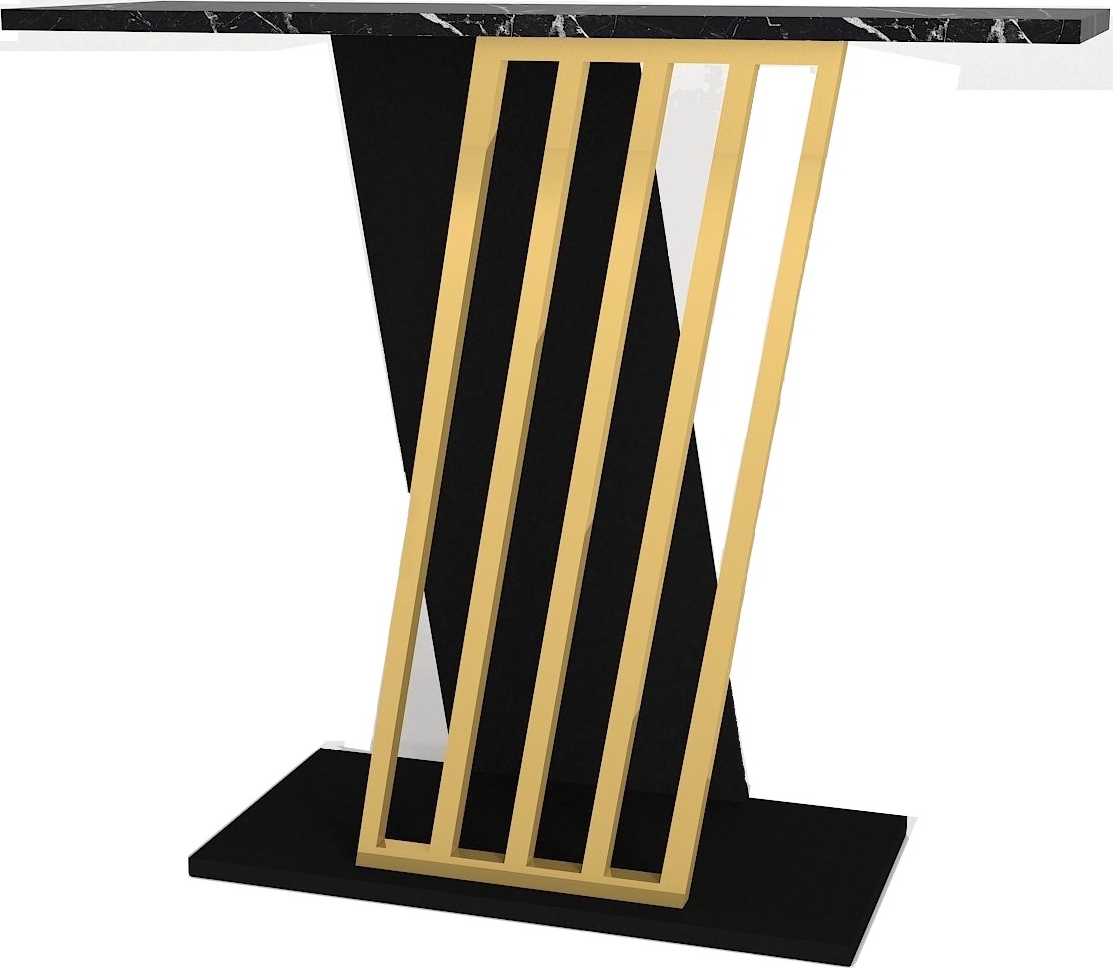 Gravity avlastningsbord - Svart/guld