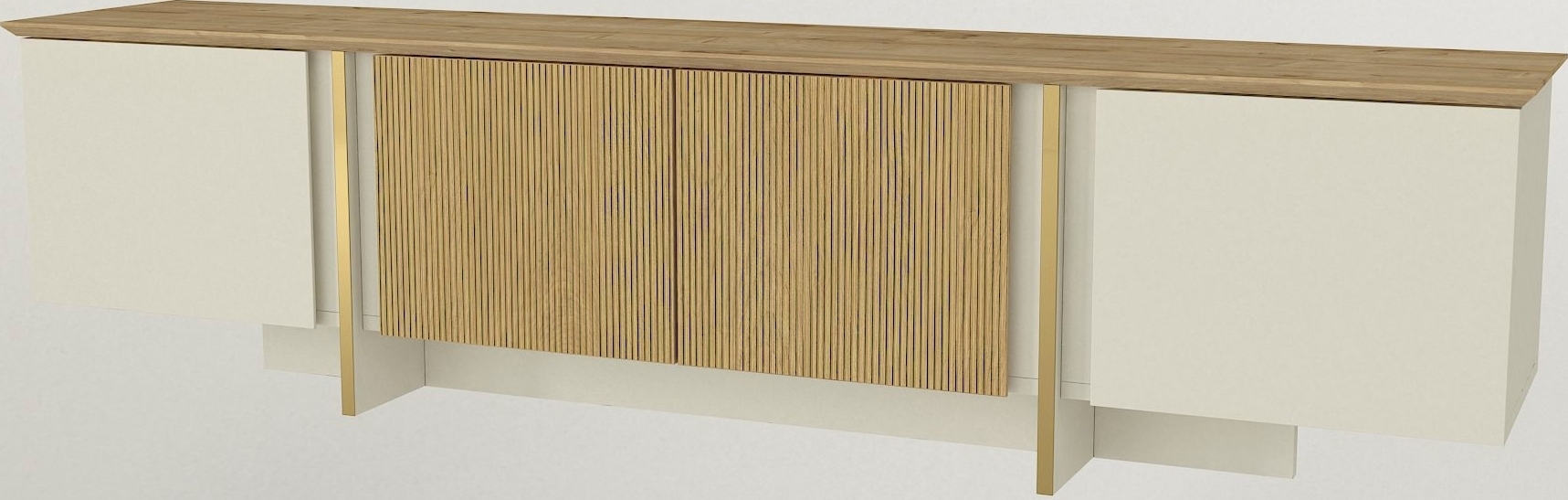 Sion TV-b�nk - Cream/valn�t