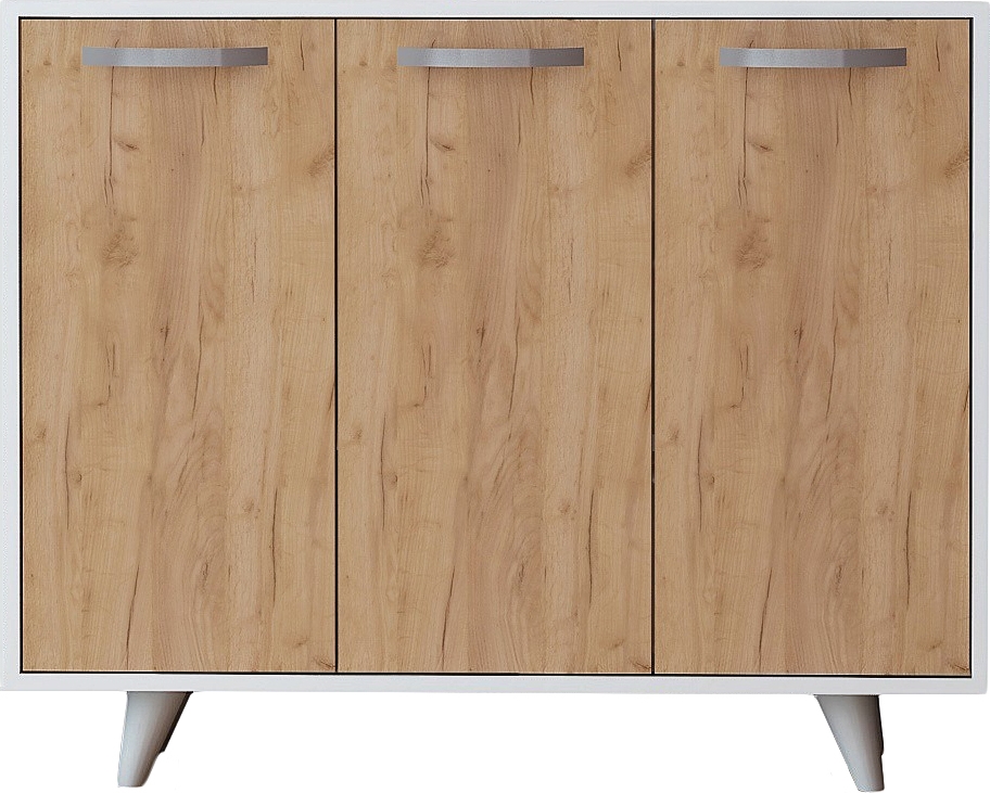 Spiffy kast - Eiken/wit