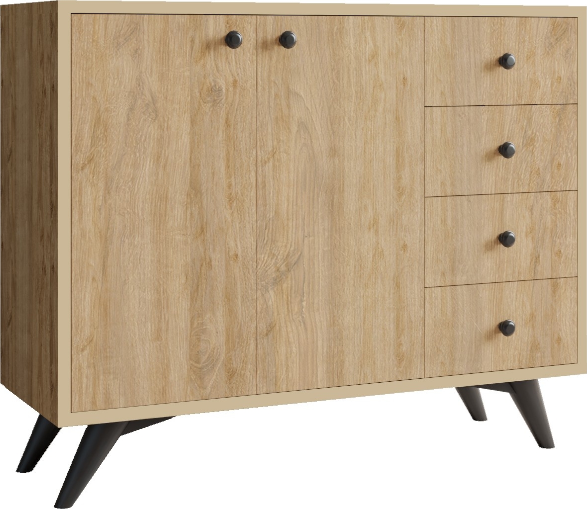 Waga opbergmeubel - Eiken